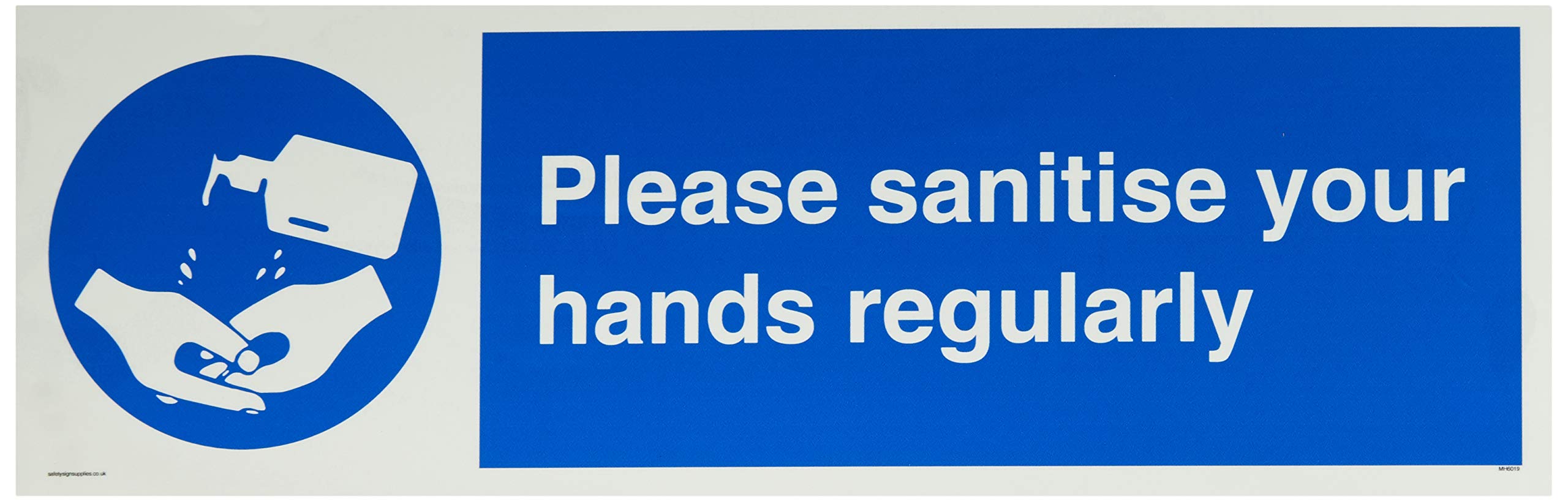 Please sanitise your hands regularly
