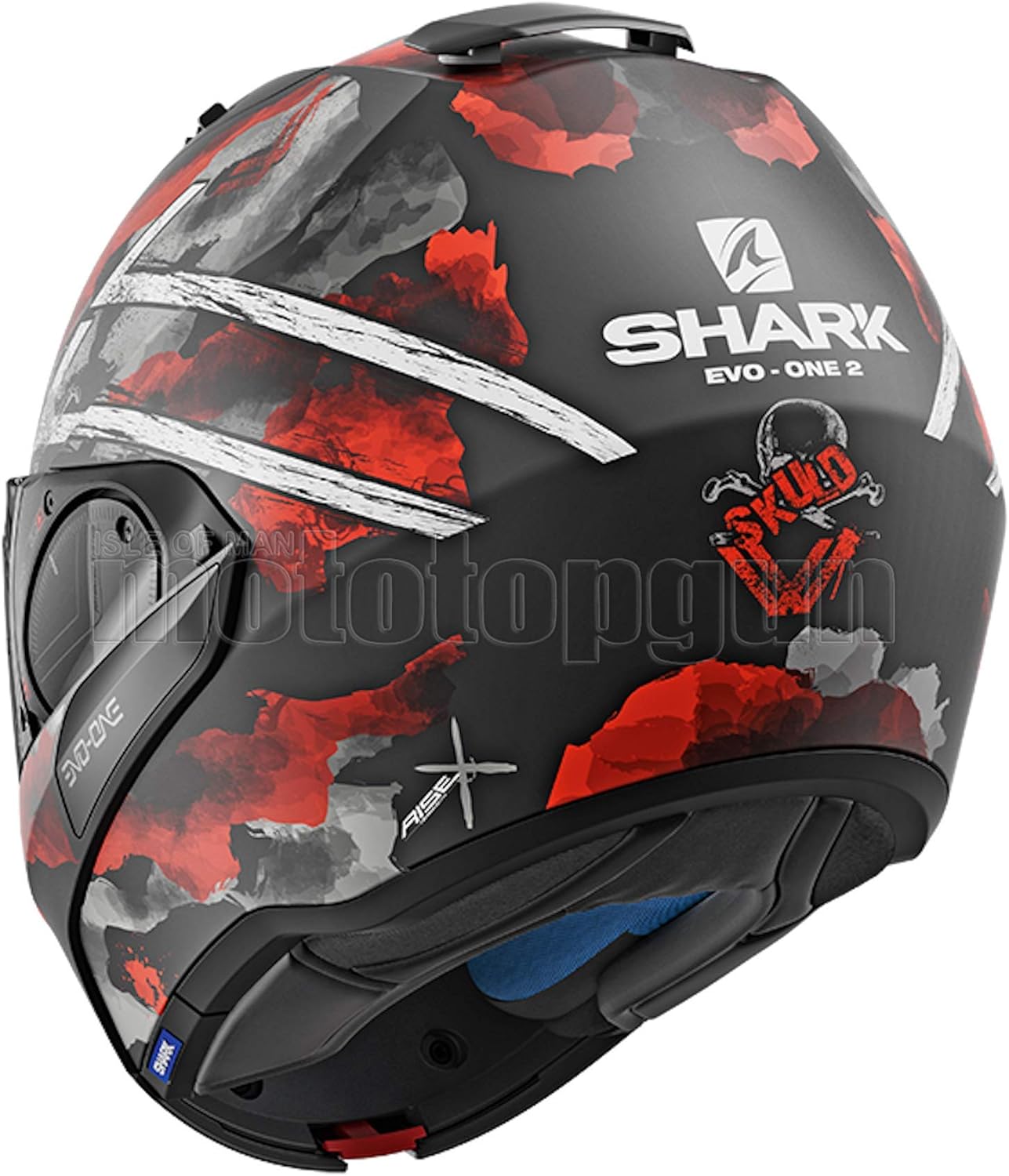 Casque shark tete de mort Clearance