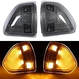 YMHHefy LED Side Mirror Turn Signal Light Smoked