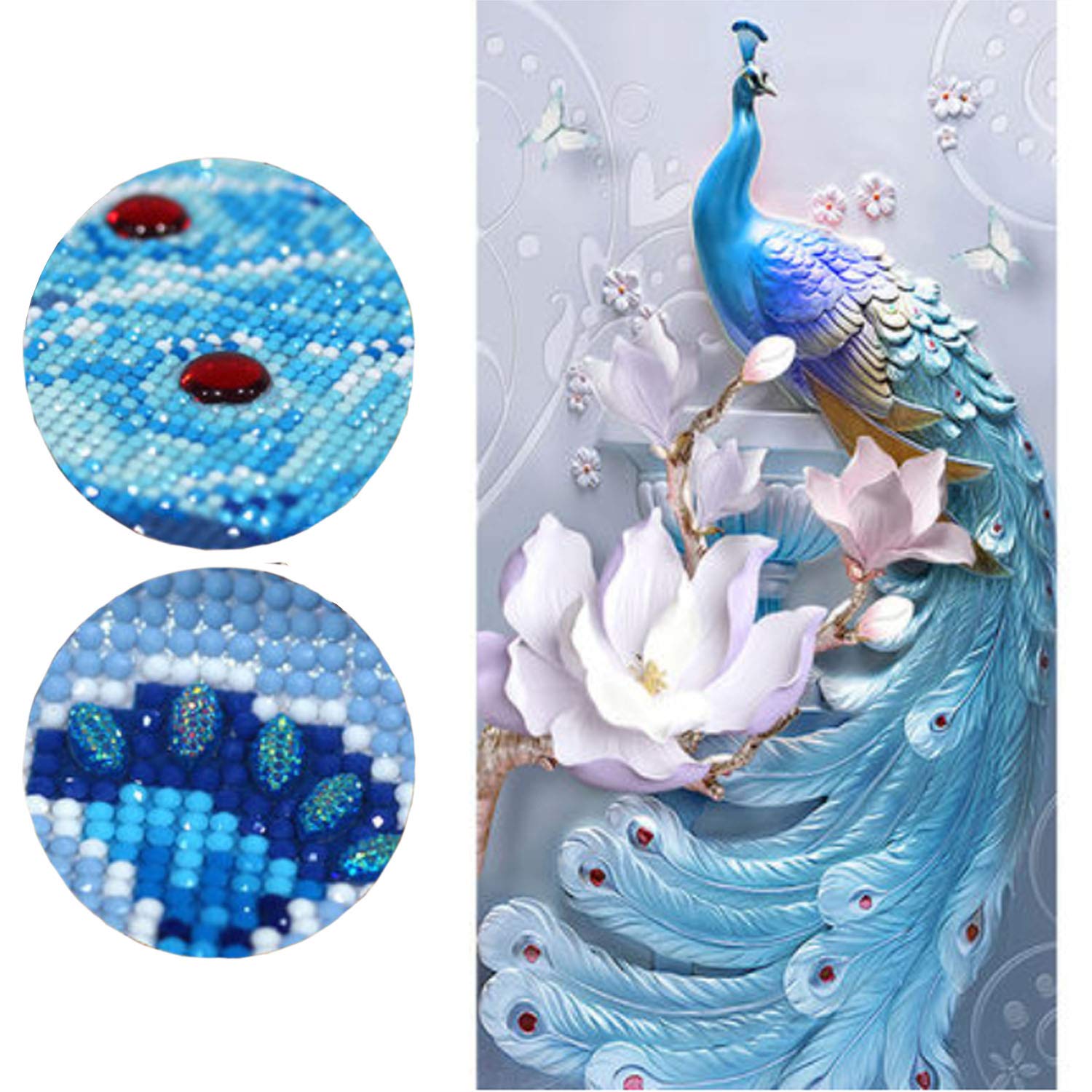 ANMUXI 5D Diamond Painting Kits Full Drill Special-Shaped 60X100CM Love