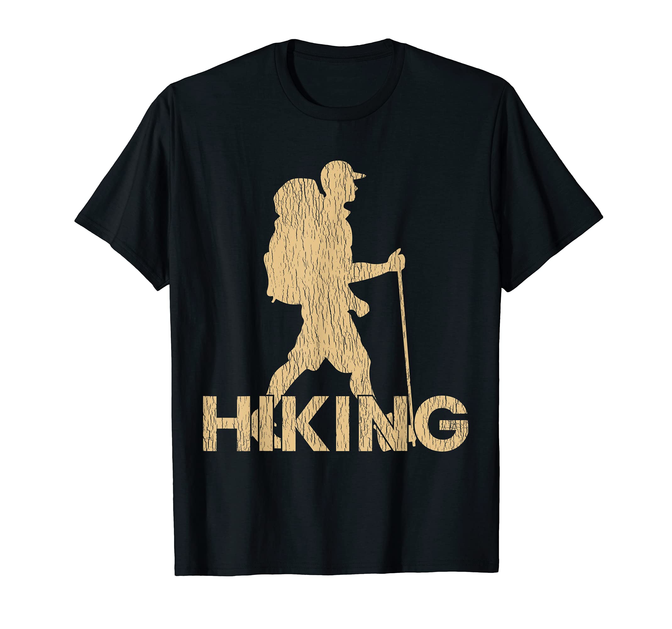 Retro Hiking Lover Outdoors Hike Camp Mountain Camping Hiker T-Shirt