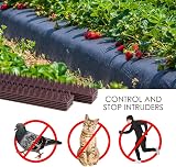 GEEZY Anti Climb Spikes 10x50cm Brown Weatherproof Plastic Fence Deterrent view 6