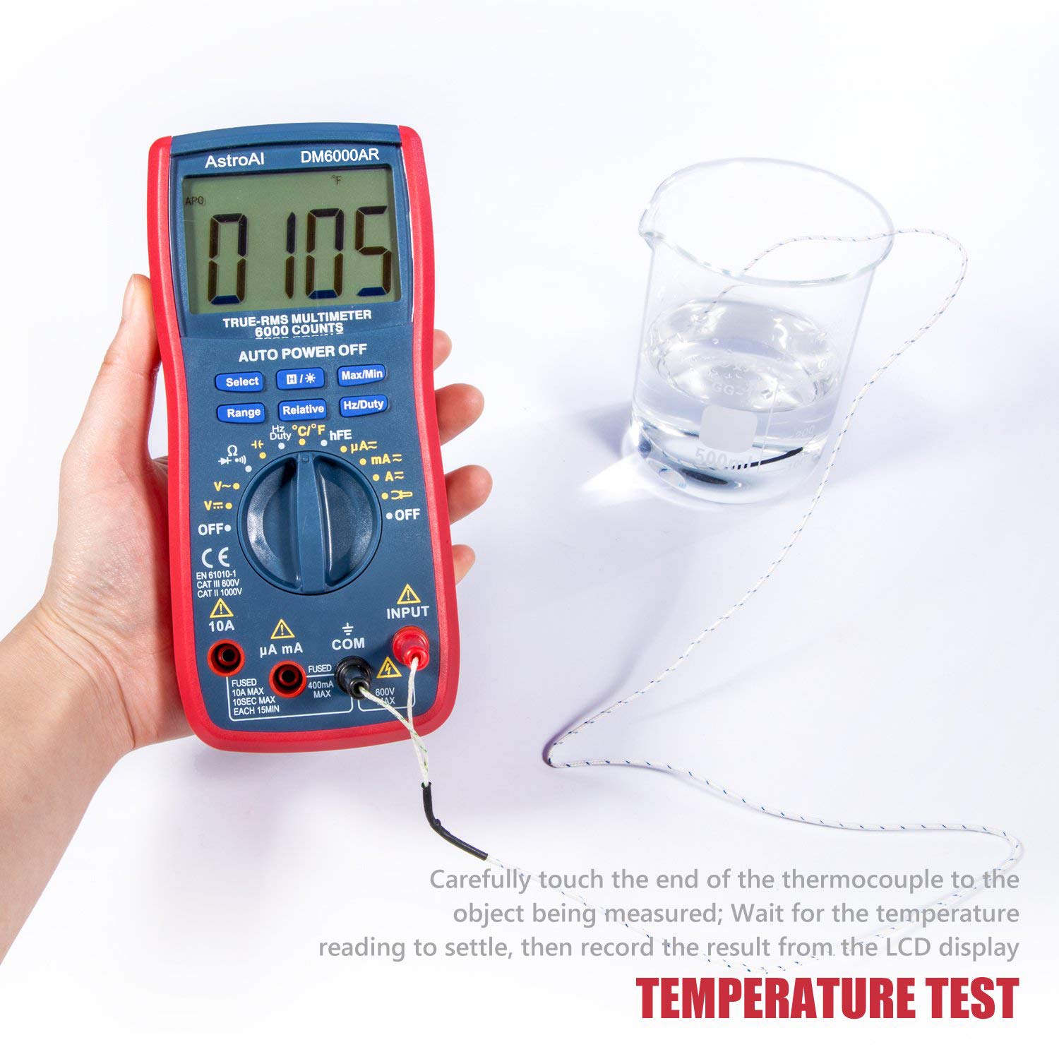 AstroAI Digital Multimeter, TRMS 6000 Counts
