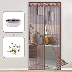 GOUER Magnetic Fly Screen Door, 110x230cm Keeps