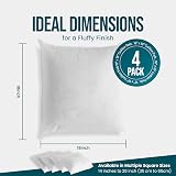 C Stores 18 x 18 Inch Cushion Pads Pack of 4 Hollowfibre Inners for Indoor view 3