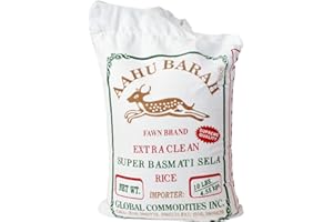 AAHU BAREH Aahu Barah Basmati Sela Rice 10lb (Pack of 2)