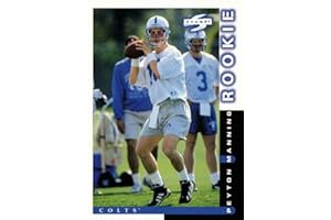 1998 Score Football #233 Peyton Manning Rookie Card