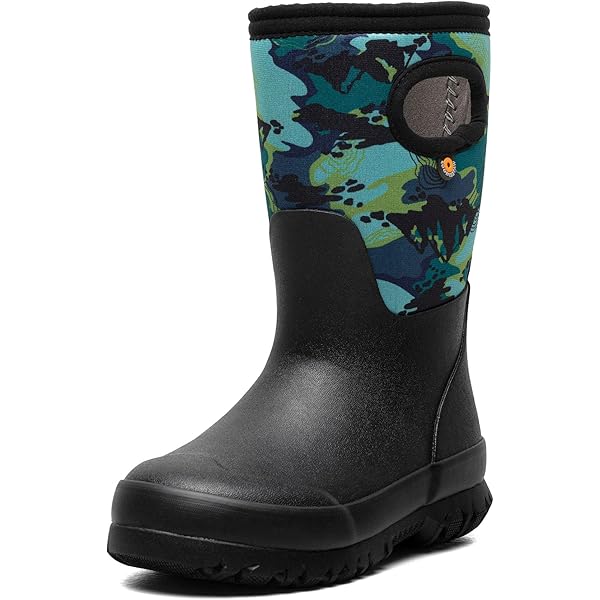 Bottes Hiver Bogs Neo Classic Femme - Noir Imprimé Feuilles - Taille 7 US (38 EU)