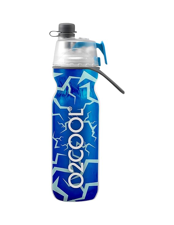 O2COOL Classic Insulated Elite Water Bottle, Mist 'N Sip Crackle, 20 oz
