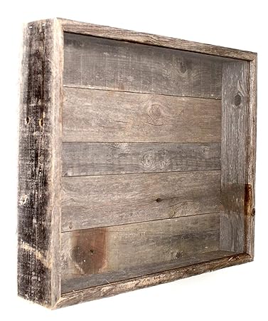 Barnwoodusa Rustic Barnwood Shadow Box Frame 100 Reclaimed
