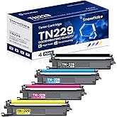 TN229 Toner Cartridges Compatible TN2294PK 4-Pack Printer Toner Cartridges Replacement for Brother TN229 229 TN-229 MFC-L3765CDW MFC-L3780CDW MFC-L3720CDW Toner (TN2294pk).