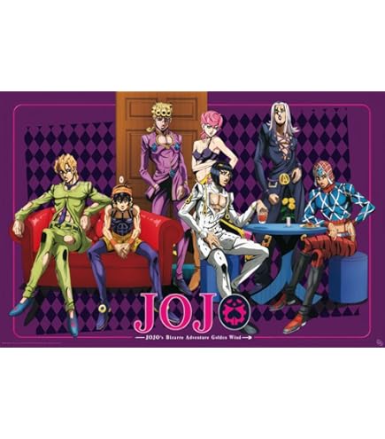 Amazon.com: JoJo's Bizarre Adventure - Póster de anime, versión
