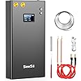 Upgraded Portable Spot Welder with LCD Screen, Seesii 80 Gears Adjustable Mini DIY Battery Spot Welder for Battery Plate Welding, Built-in 7500ma-h Battery, Nickel Strip & USB Charging Cable