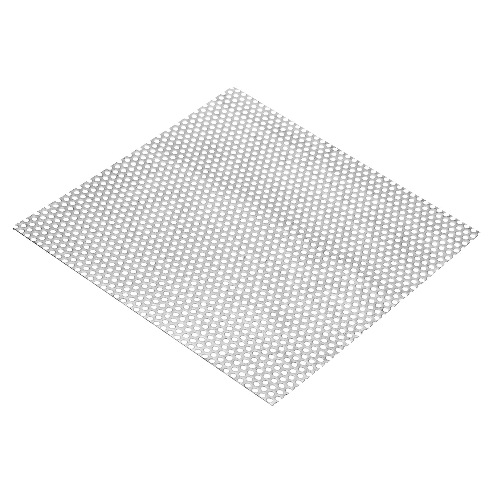 PATIKIL 11.8" x 11.8" 304 Stainless Steel Perforated Sheet, 0.2" Hole 19GA Expanded Metal Mesh Plate Screen Decorative Meshes for Ventilation Grill Smoking