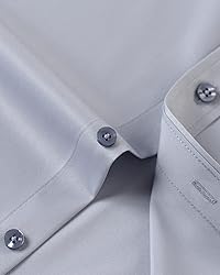 J.VER Men's Dress Shirts Solid Long Sleeve Stretch