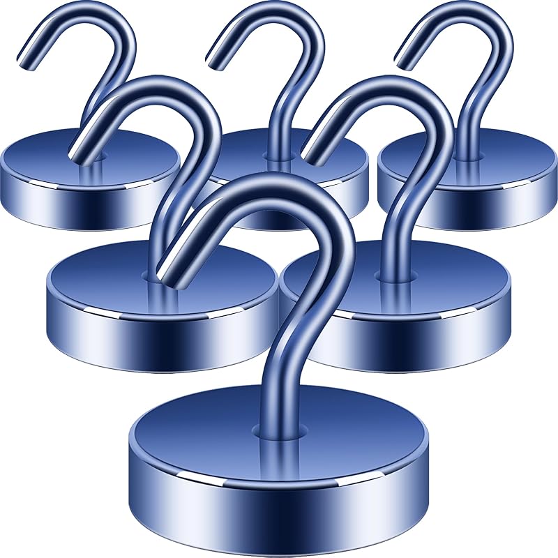 Neosmuk Magnetic Hook 10 kg Extra Strong Neodymium Navy Blue
