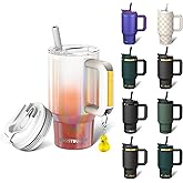 Thicc Buddy - 16 oz Stainless Steel Vacuum Insulated Tumbler with Lid and Straw for Water - Travel Mug Cupholder Friendly - Gifts for Women Men Him Her