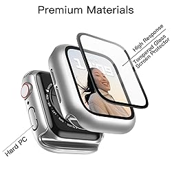 JETech Case with Screen Protector for Apple Watch