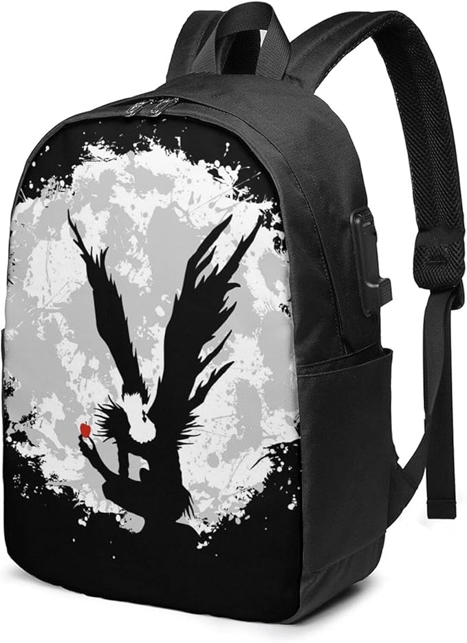 Shinigami Death Note USB Backpack 17 Inch Multifunctional Super Large 