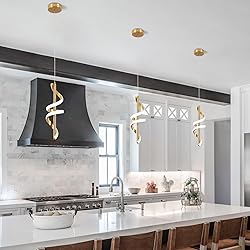 Vloitgol Spiral Led Pendant Light Fixtures, 5500K