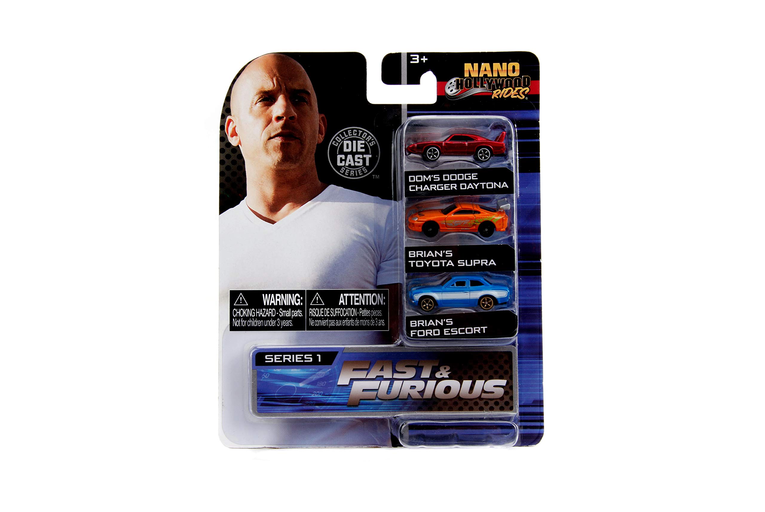 Jada NANO Fast and Furious #2 3 Car Set