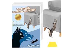 18 Pack Cat Scratch Protector Couch Protectors from Cat Scratching Transparent Anti Scratch Furniture Protector Resistant Cat