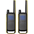 Motorola Solutions Talkabout T475 Extreme Two-Way Radio Black W/Yellow Rechargeable Two Pack