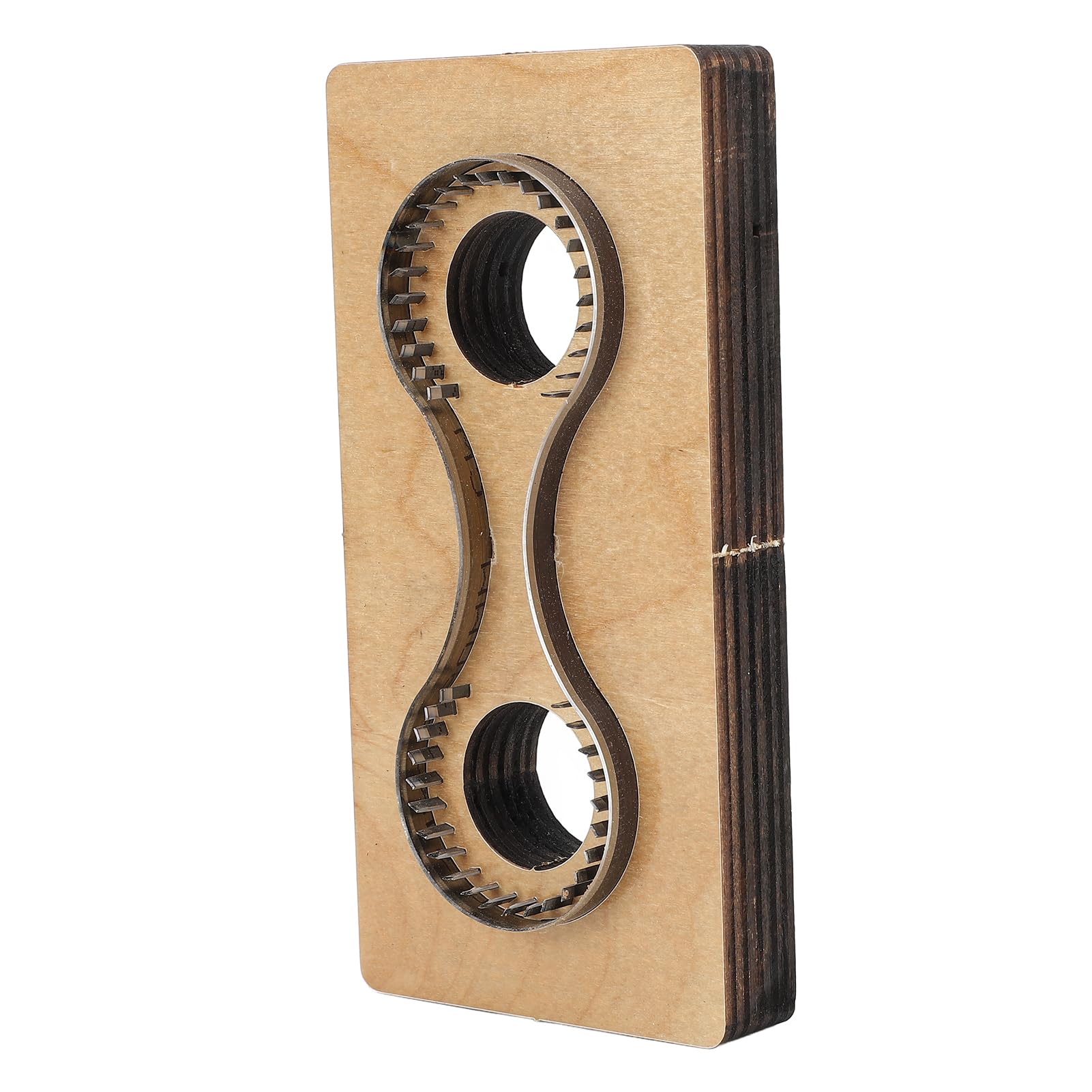 Keychain Leather Dies, Durable Wooden Steel Keychain Leather Cutting Die for DIY