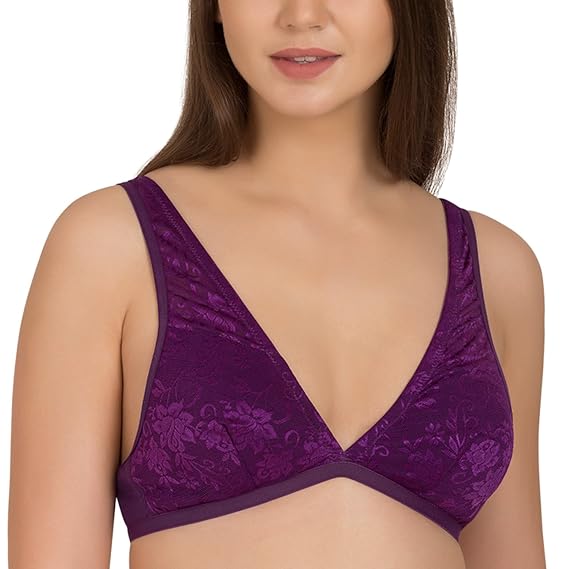 dark purple bralette