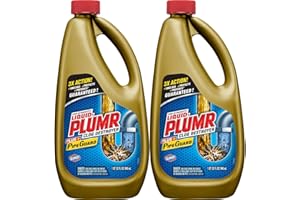 Liquid-Plumr Pro-Strength Full Clog Destroyer Plus PipeGuard, 32 oz Bottles - 2 Pack