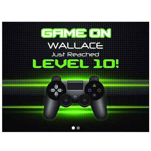 Amazon Com Custom Game Controller Gaming Birthday Poster Video