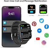 Popglory Smart Watch 1.69" Fitness Tracker Blood Pressure Heart Rate 100+ view 5