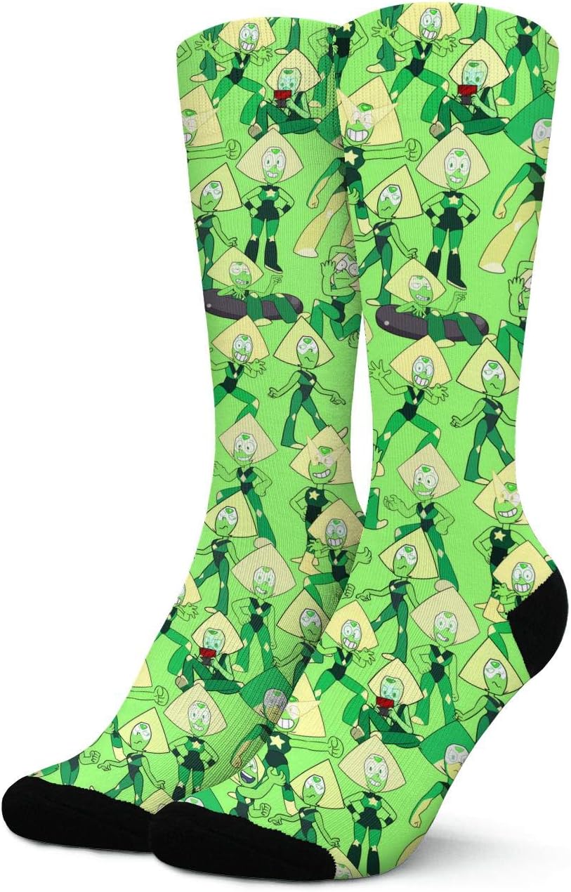 Women's Jasper-Antagonists-of-Crystal-Gems-Grey- Socks Long Casual Crew Steven-Universe-Socks Running