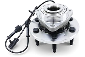 BDELI Front 4WD/AWD Wheel Bearing Fit for 4x4 Chevy Silverado 1500 Tahoe GMC Sierra 1500 Cadillac Escalade ESV EXT Chevrolet 1999-2007 Wheel Bearing and Hubs Assembly Set with ABS 3 Bolt Flange 6 Lug 515036