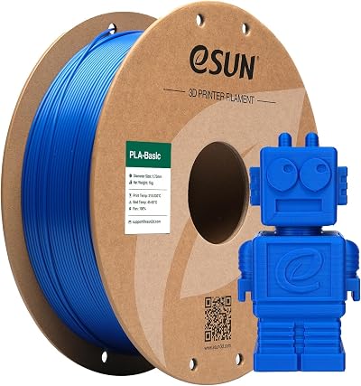 eSUN PLA Filament 1.75mm 1KG Blue Fast Printing Dimensional accuracy ±0.05mm