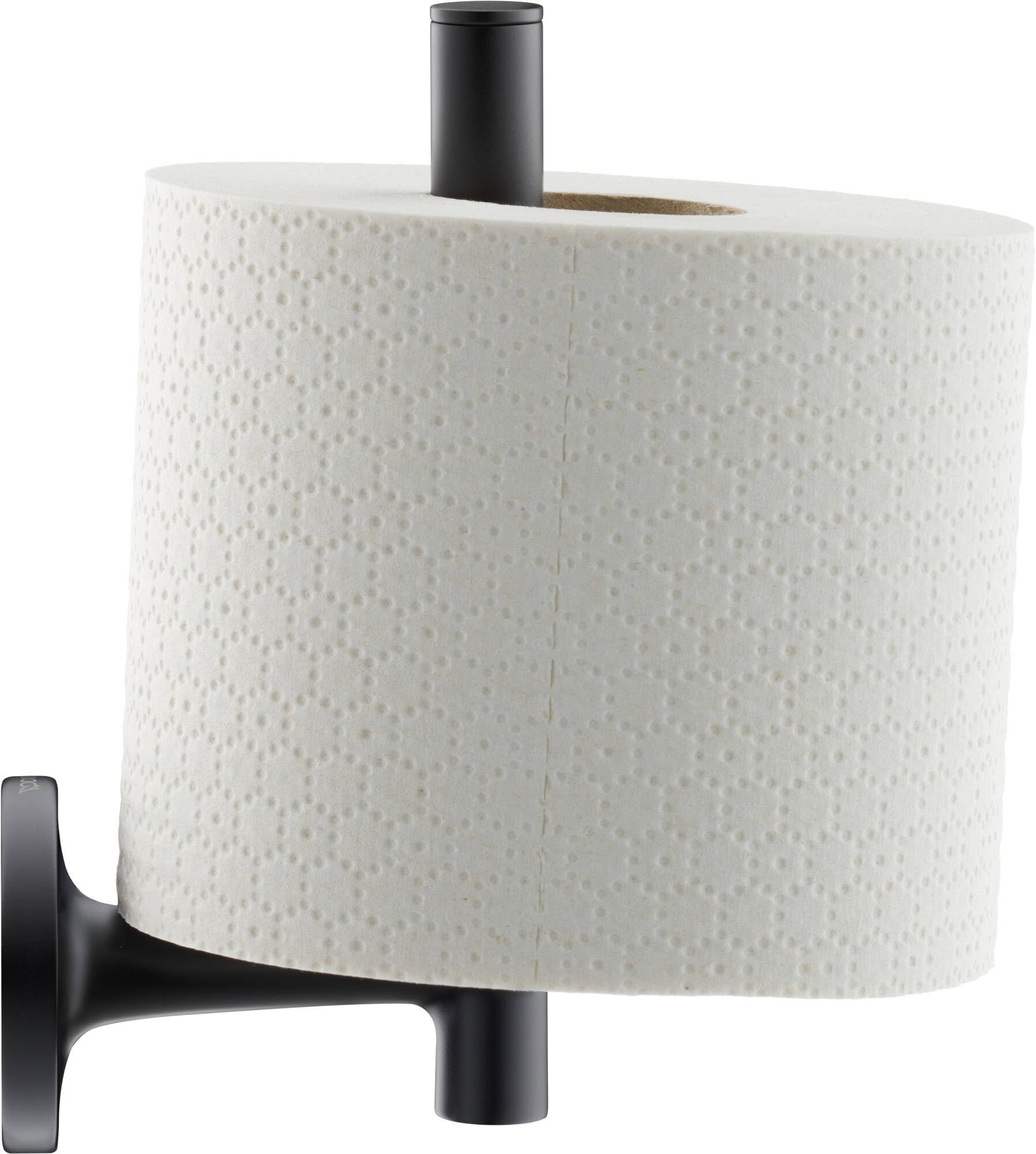 Duravit Starck T Replacement Roll Holder for 1 Roll Toilet Paper Holder Wall Mounted Black Matt