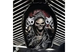 OUDINI Halloween Motorcycle Reaper Horn Cover Decoration by Gunner's Death