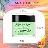 Honey Joy Neon Dip Powder Set 6 Colors Pink Yellow Purple Green Blue No Lamp view 8