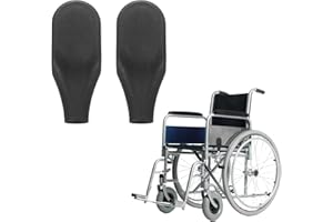 uxcell 2Pcs Wheelchair Brake Handle Covers for 8mm Hole Dia Round Wheel Lock Grips, 3.03" x 1.26" x 0.59" Brake Grip Cover, W