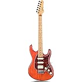 Grote Electric Solid Body Guitar Modern-GST For Beginners (Coma Red)