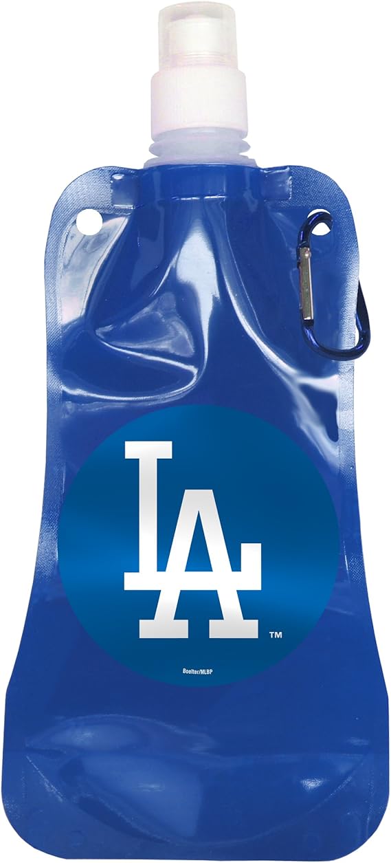 MLB Los Angeles Dodgers Foldable Water BottlePack of 2