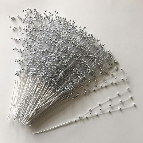Amazon Com 100pcs 4mm Bridal Wedding Pearl Bouquet Party Abs