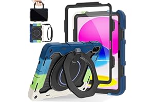 ROISKIN Case for iPad (A16) 11th Generation 11 Inch 2025, iPad 10th Generation 10.9 Inch 2022 for Kids, Shockproof Case with 