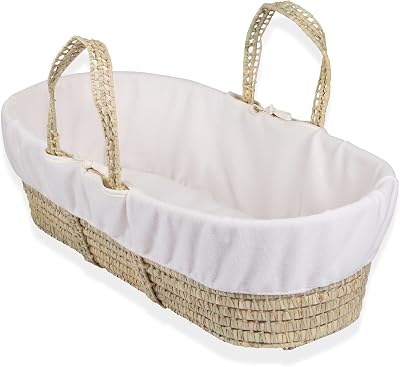Clair de Lune Cream Fleece Liner for Moses Baskets - Soft & Washable