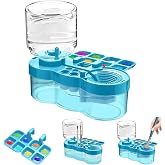 JEChrochen Upgraded Art Rinse Brush Cleaner Paint Rinser Washing My Brushes | Brush Rinser Cup Water Circulation for Acrylic,