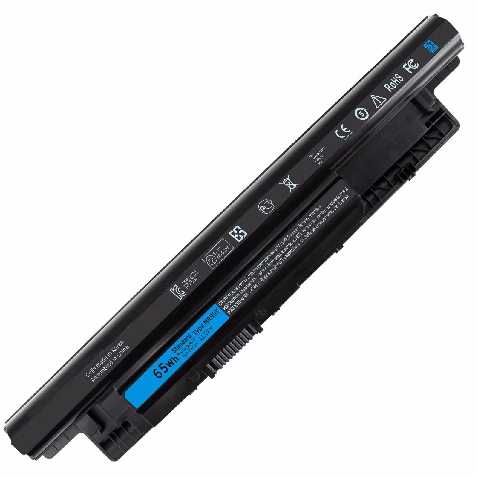 XCMRD MR90Y Laptop Battery Replacement for Dell 14-3421 14-3437 14-5421 14-N3421 14-N5421 14R 14R-3421 15R-552115R-5537 15R-N3521 15R-N5521 15R-N5537 Inspiron 14 15 17 14-3421Series (11.1V 65Wh)