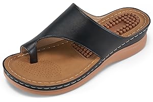 Reimferce Orthopedic Wedge Sandals for Women: Comfortable Dressy Summer Sandals Women Comfortable Casual Walking Wedges Platform