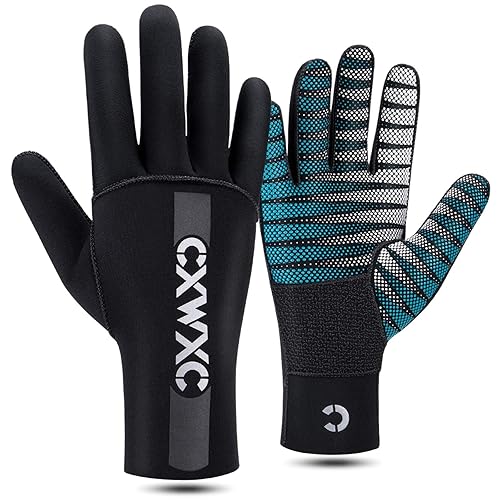CXWXC Neoprene Diving Wetsuit Gloves for Men Women Warm Water
