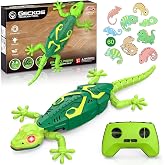 RC Wall Climbing Gecko, Rechargeable Remote Control Lizard for Kids Ages 3+ | Wall &amp; Floor Mode, Stronger Suction, Low Noise, 65 Ft Remote, LED Eyes, Wall Crawler STEM Toys, Birthday Gifts for Boys Girls