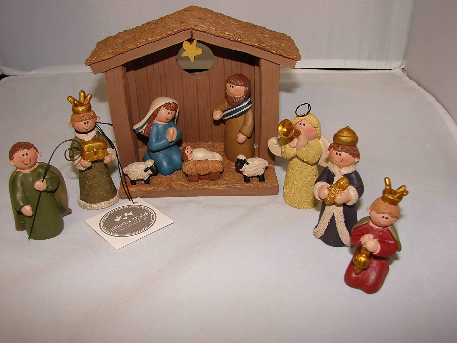 Heaven Sends Christmas Decor - 6 Piece Nativity Set